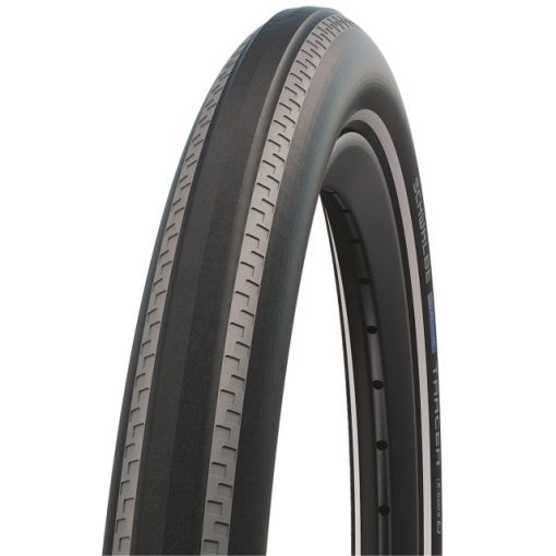 Schwalbe Pneu Tracer 20x1.75 rigide avec bande réfléchissante grey strips