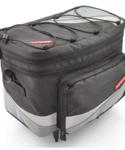 Pletscher Sacoche pour porte-bagage Basilea avec adaptateur 3-points noir
