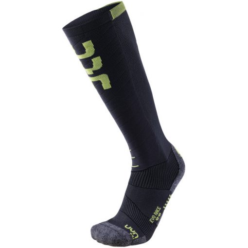 UYN Man Ski Evo Race Socks anthracite / vert lime 42-44