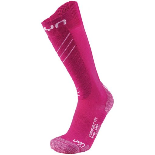UYN Lady Ski Comfort Fit Socks rose / blanc 39-40