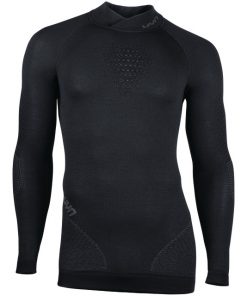 UYN Man Fusyon Shirt LS Turtleneck noir / anthracite / anthracite L/XL