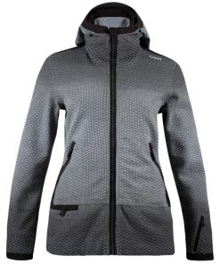 UYN Lady Skyon Avalanche Jacket full zip black / harbor mist XL