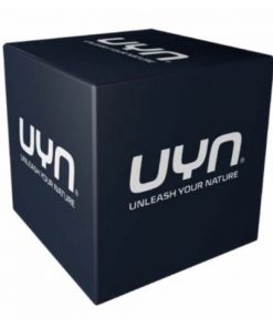 UYN Pouff blue / white Logo