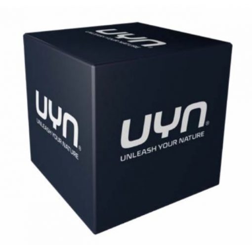UYN Pouff blue / white Logo