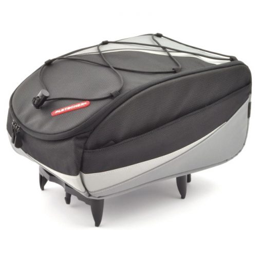 Pletscher Sacoche pour porte-bagage Ascona avec adaptateur 3-points noir