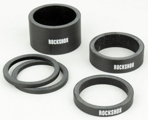 RockShox Headset Spacer Set, UD Carbon 2.5mm x 2, 5mm x 1, 10mm x 1, 20mm x 1