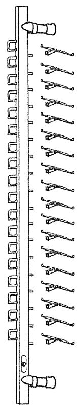 Display Schiene (rail) für 20 Brillen ideal für Wandmontage