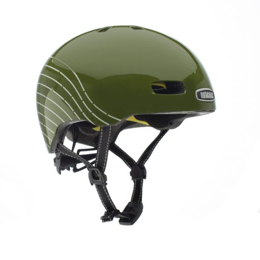 Casque Street DustFoPrints brillant M56-60cm MIPS, 360° reflectiv, 11 ouvertures d’air