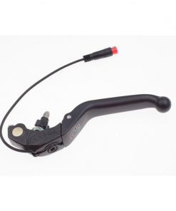 BREMSHEBEL SCHLIESSER HS33Re, 4-FING KUG ALU HEBEL SCHWARZ, HIGO, NO, 150MM