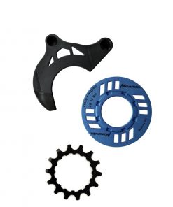 Kit de protection de chaîne pour E-Bike avec plateau 14 dents et guide-chaîne pour GEN2, bleu