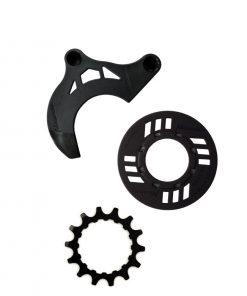 Kit de protection de chaîne pour E-Bike avec plateau 14 dents et guide-chaîne pour GEN2, noir