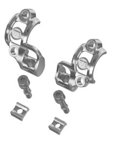 Klemmschellen Shiftmix 3 für SRAM Trigger SChalthebel Li + Re, silber