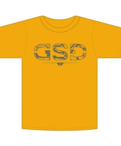 T-Shirt GSD Tee - Gold/Grey,Grösse 2XL Unisex