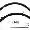 Mudguards, 20', Black, Splashguard, 60mm