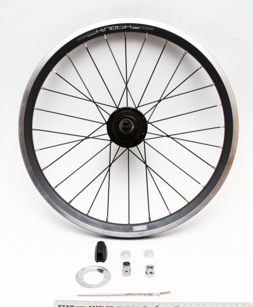 RIMSET, GRAY, KINETIX COMP NEOS, 20x28H TERN LAUFRAD LINK P24H, 3X8