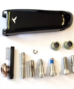 KIT DE VERROUILLAGE POUR POTEAU DE POIGNÉE, SÉRIE PHYSIS, NOIR STERNE