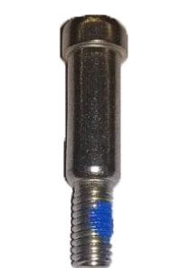 HINGE SHAFT, OCL JOINT, 36.5MM, W/NYLOC TERN