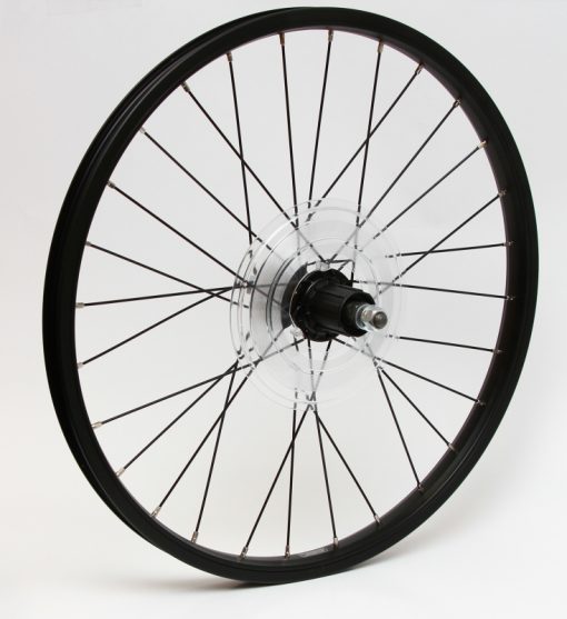 Rear Rim Set, 20 x 28H, Formula 8 S Hub 130 mm (Black)
