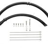 Mudguards, 20', Black, Splashguard, 60mm