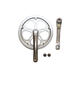 Garniture de manivelle, 52T, 170mm argent