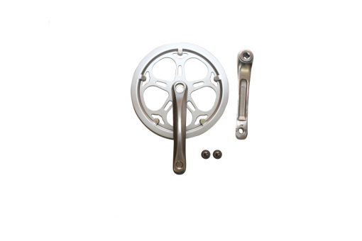 Garniture de manivelle, 52T, 170mm argent