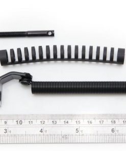 Amortisseur de direction avec ressort et protection de ressort