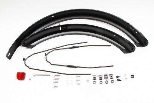 Mudguards, 20', Black, Splashguard, 60mm
