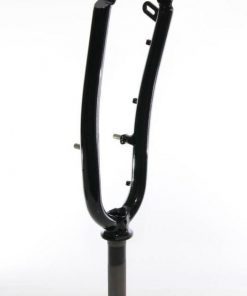 Gabel, 24', Stahl, Schwarz Glanz,V-Brake