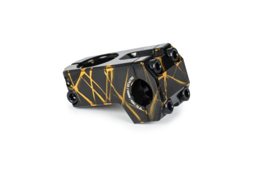 FIELD stem, 50mm reach, frontloader black/gold  SALTPLUS