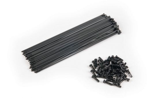 PG spokes 182mm 40pcs. incl. black nippl