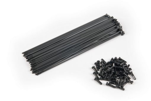 PG 186mm spokes incl. black nipp 40pcs