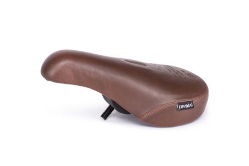 Éclat BIOS pivotal seat, brown leather fat padded