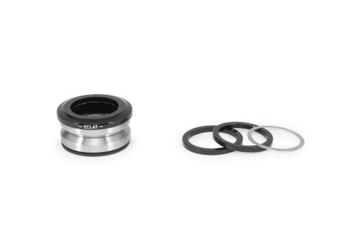 WAVE 6 int. Headset, h=6mm, black cnc, 6061 T6 alloy