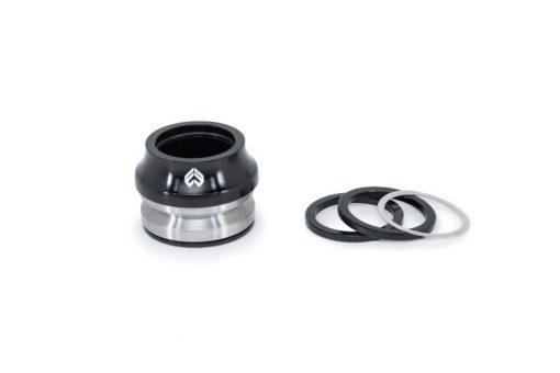 WAVE 16 int. Headset, h=16mm, black cnc, 6061 T6 alloy