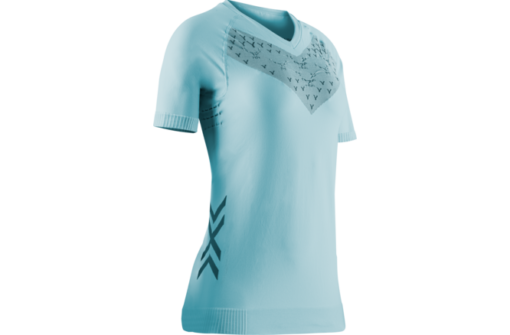 X-BIONIC Women Twyce Run Shirt SH SL clearwater/black L