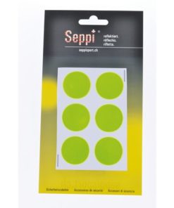 Seppi réflecteur cercle 3cm auto-collant jaune