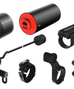 Knog Phare PWR MTB 2000 Setck avec support casque et guidon