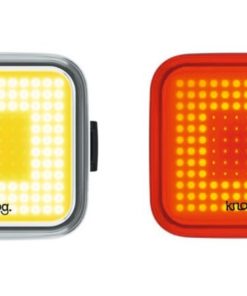 Knog Jeu de lampe Blinder Square paquet double noir Knog Jeu de lampe Blinder Square paquet double noir