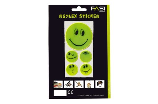 Fasi réflecteur Smiley 3M auto-collant jaune