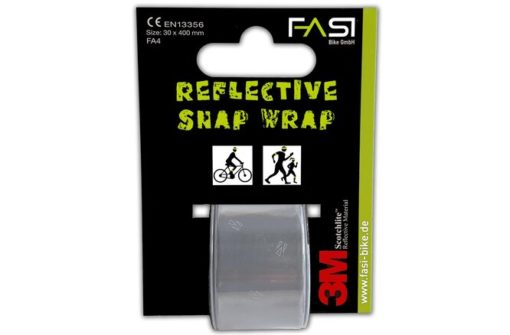 Fasi serre pantalon Snap Wrap réflecteur blanc