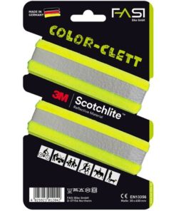 Fasi serre pantalon Color-Clett réflecteur jaune Fasi serre pantalon Color-Clett réflecteur jaune