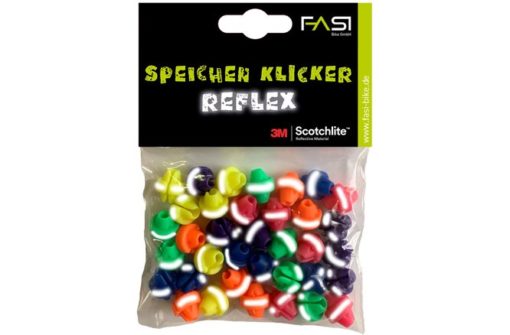 FASI réflécteur pour rayons Klicker sac à 36 pcs. couleurs assorties