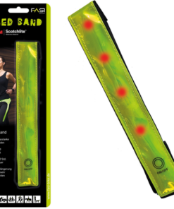 Fasi Bande réfléchissante lumineuse LED jaune CR-2032 batterie incl. Fasi Bande réfléchissante lumineuse LED jaune CR-2032 batterie incl.