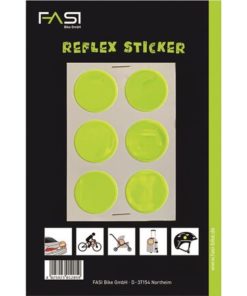 Fasi réflecteur cercle 3cm auto-collant jaune Fasi réflecteur cercle 3cm auto-collant jaune