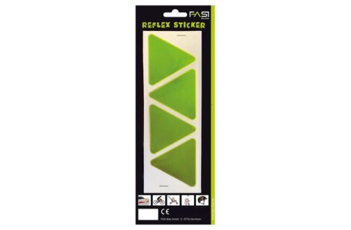 Fasi réflecteur triangle auto-collant jaune