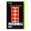 Fasi réflecteur cercle 3cm auto-collant jaune Fasi réflecteur cercle 3cm auto-collant jaune