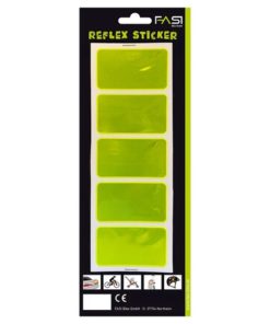 Fasi réflecteur rectangle auto-collant jaune Fasi réflecteur rectangle auto-collant jaune