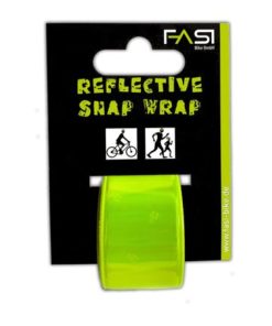 Fasi serre pantalon Snap Wrap réflecteur jaune Fasi serre pantalon Snap Wrap réflecteur jaune