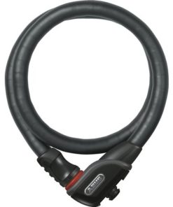 Abus Antivol à câble en acier Phantom 8960/110 avec support TexFL noir Abus Antivol à câble en acier Phantom 8960/110 avec support TexFL noir