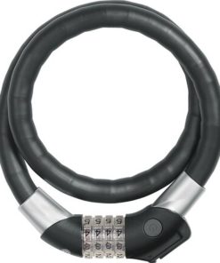 Abus Antivol à câble en acier Raydo Pro 1460/85 code avec support TexKF noir Abus Antivol à câble en acier Raydo Pro 1460/85 code avec support TexKF noir